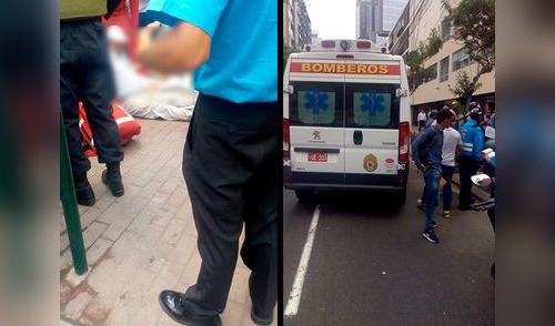 Asalto deja anciano baleado en Miraflores elpopular.pe