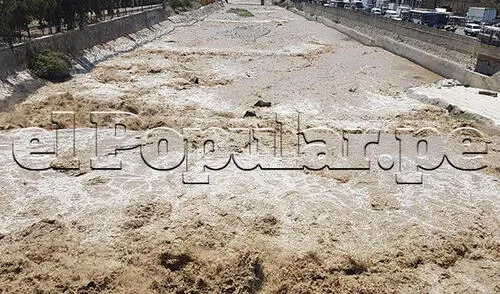 Río Rímac presenta incremento en su caudal, segun Senamhi elpopular.pe