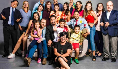 El elenco de la teleserie peruana “Sres Papis” elpopular.pe