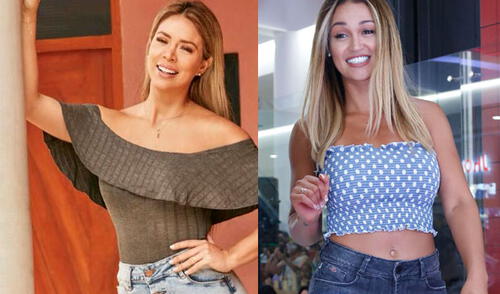 La conductoras de televisión Sheyla Rojas y Angie Arizaga decidieron hacer ejercicios en Miraflores elpopular.pe