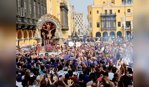 El Señor de Los Milagros saldrá en procesión mañana por Semana Santa elpopular.pe