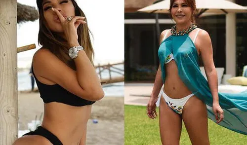 Stephanie Valenzuela y Magaly Medina en guerra de cuerpos elpopular.pe