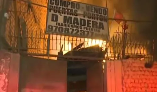 Incendio inició en una carpintería de la av. Grau, en el Cercado de Lima elpopular.pe