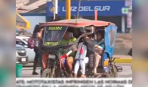 Mototaxis infringen normas de tránsito elpopular.pe