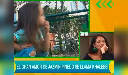 Jazmín Pinedo se emocionó al ver a su pequeña en pantallas elpopular.pe