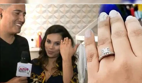 Pedro Loli le regaló un ostentoso anillo a su pareja elpopular.pe