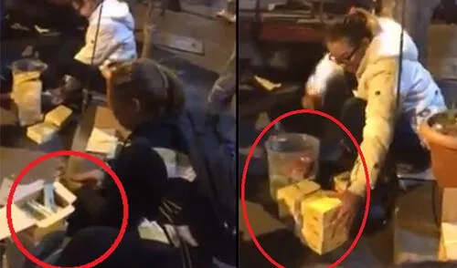 Graban a venezolanas borrando fechas de golosinas en Cercado de Lima elpopular.pe