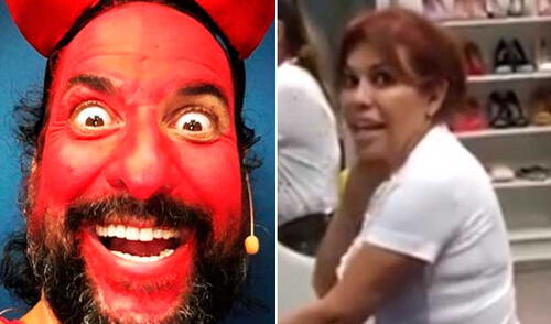 Magaly Medina fue sorprendida en su camerino elpopular.pe