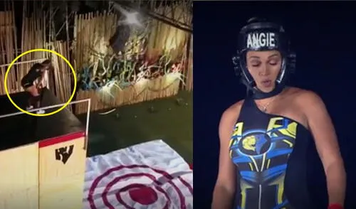 Angie Arizaga no pudo superar reto que le impuso el Tribunal del reality elpopular.pe