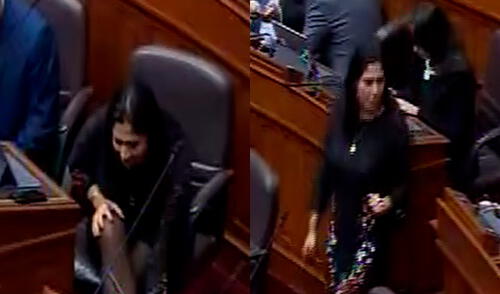Úrsula Letona sufre pequeño accidente en el Congreso y es atendida por personal médico elpopular.pe