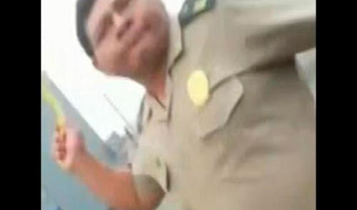 Policía golpeó a limpiador de autos en Chimbote elpopular.pe
