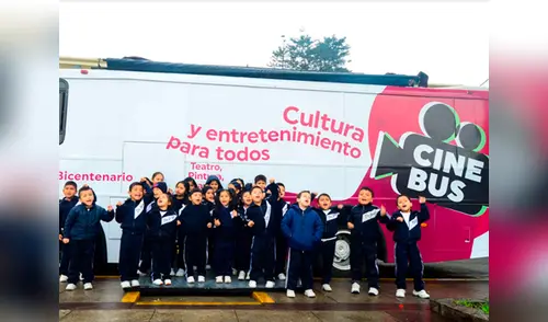 Ministra de Cultura inauguró el CineBus elpopular.pe