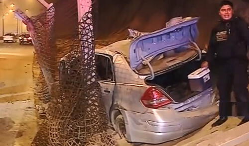 Accidente en Miraflores casi termina con la vida de tres jóvenes elpopular.pe