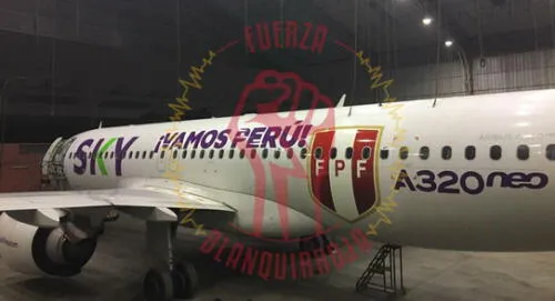 El avión que trasladrá a la selección a Brasil elpopular.pe