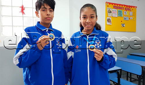 Escolares de Villa Maria del Triunfo ganas medallas en olimpiadas elpopular.pe