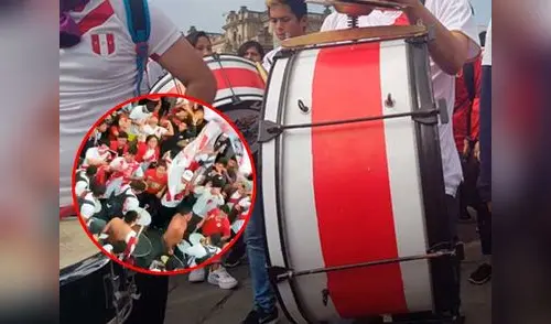 Mujeres y hombres alentaron a la selección antes y después del partido elpopular.pe
