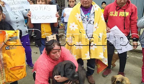 Venezolanos golpearon salvajemente a hombre por defender a su perro elpopular.pe