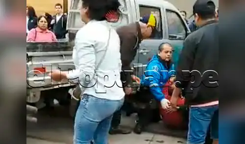 El cambista habría sido seguido por los sujetos, quienes llevaban casacas con el logo de Papa Johns elpopular.pe