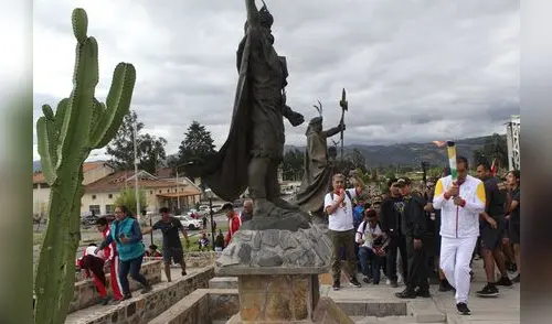 el recorrido que inició en el turístico balneario de los Baños del Inca elpopular.pe