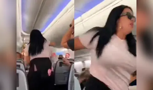 Su pareja habría observado a las azafatas y ella no soportó los celos elpopular.pe