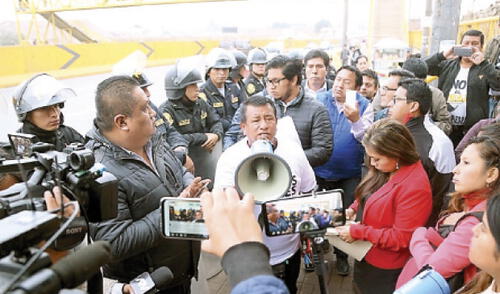 Burgomaestre de Puente Piedra en contra del peaje elpopular.pe