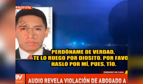 El sujeto ofreció 40 000 soles para evitar la demanda e indicó que pagaría sus estudios elpopular.pe