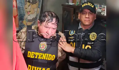 Las personas fueron detenidas en medio de un operativo de la PNP elpopular.pe