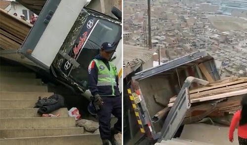 Accidente en San Juan de Lurigancho pudo terminar en tragedia elpopular.pe