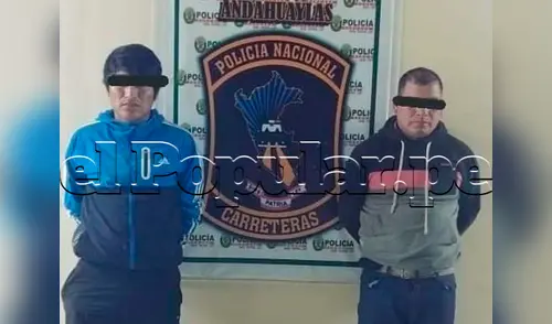 Los sujetos protegerían a los 'mochileros' que movilizarían la droga elpopular.pe
