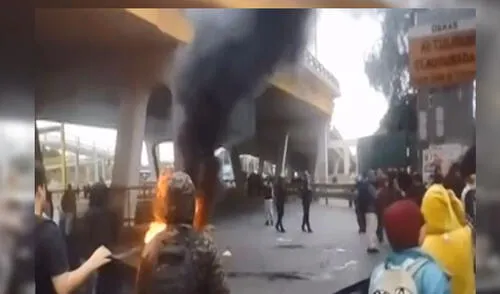 Se desconocen los motivos de su radical protesta elpopular.pe