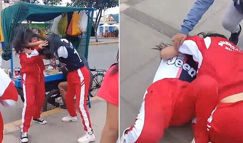 Escolares de Huacho se pelean en la puerta de su colegio elpopular.pe