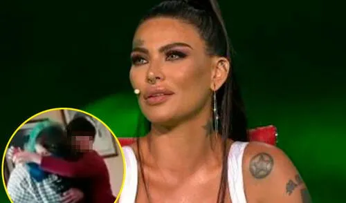 La modelo Angie Jibaja abrazó a sus hijos, a quienes no veía hace tres meses elpopular.pe