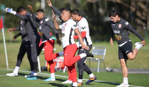 La selección se ejercitó en Buenos elpopular.pe