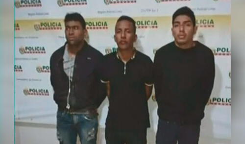 Los 3 venezolanos que fugaron de la sede policial elpopular.pe