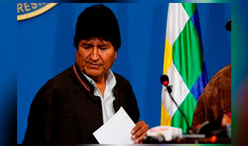 Parlamento recibió carta de renuncia de Evo Morales elpopular.pe