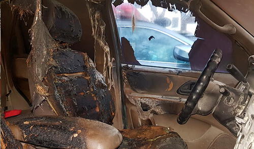 Lanzan bombas molotov contra auto de Presidente del Deportivo Municipal elpopular.pe