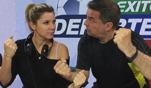 Alexandra Hörler puso en su sitio al presentador de noticias elpopular.pe