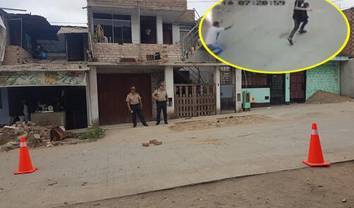Escena del asesinato de padre de familia en Villa El Salvador elpopular.pe