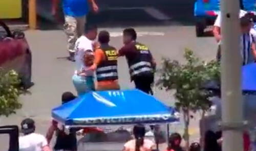 Peligrosos delincuentes fueron capturados con pasamontañas y armas de fuego a punto de asaltar el banco BBVV elpopular.pe