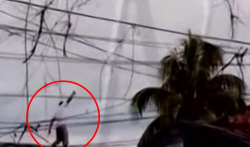 PNP tuvo que realizar disparos al aire para capturarlo elpopular.pe