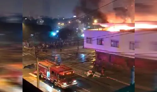 El fuego afectó parte de la parroquia y zonas aledañas elpopular.pe