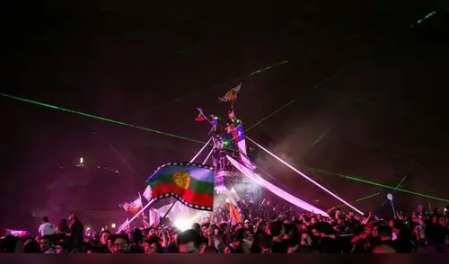 Los manifestantes chilenos se reunieron en la Plaza Italia elpopular.pe