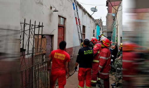 Bomberos acudieron al lugar para prestar auxilio elpopular.pe