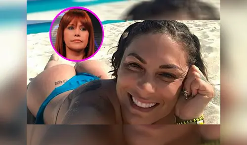 Magaly Medina se pronunció sobre el presunto aumento de derriere de Alondra García Miró y la comparó con Vela elpopular.pe