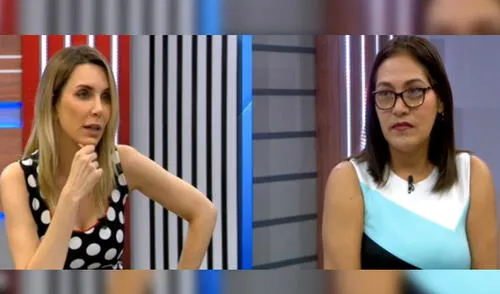 Milagros Salazar visitó el set de la periodista elpopular.pe