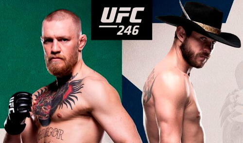 No te pierdas la gran pelea entre McGregor vs. Cerrone por la UFC 246 elpopular.pe