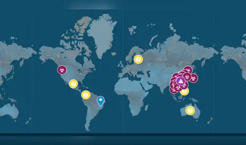En el mapa de Google se observa 24 ciudades oficiales con casos de coronavirus elpopular.pe