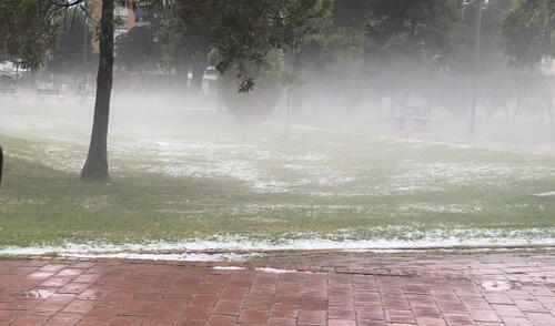El tránsito peatonal se hizo prácticamente imposible elpopular.pe