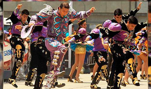 Danzantes en la festividad elpopular.pe