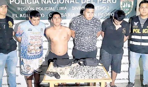 Delincuentes fueron detenidos en losa deportiva elpopular.pe